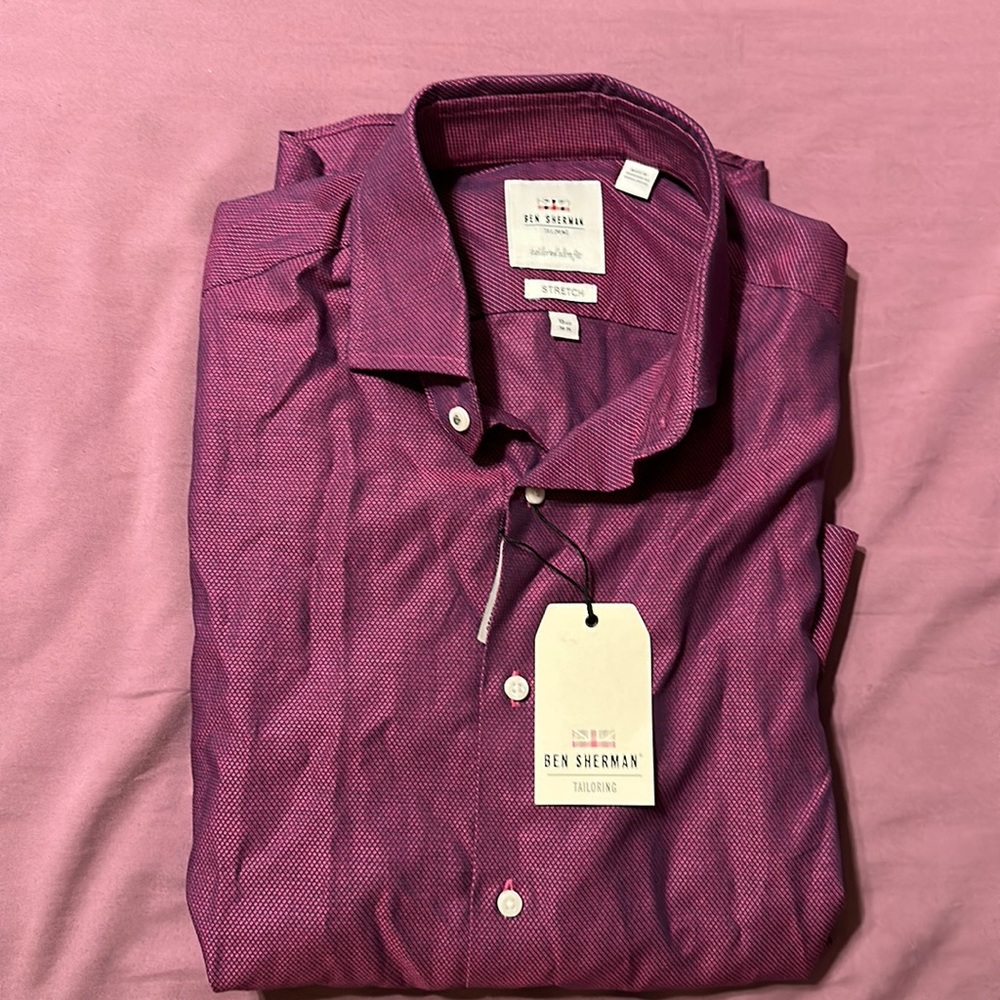 Men’s Ben Sherman tailored slim fit dress shirt